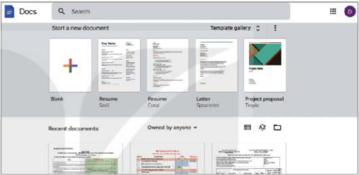 Hình 3.2. Truy cập Google Docs