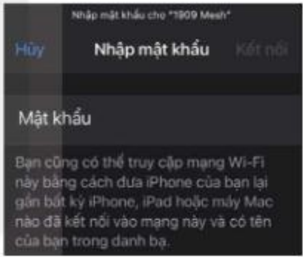 Hình 3.10. Giao diện thiết lập kết nối Wi-Fi
