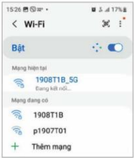 Hình 3.9. Giao diện tìm các WAP ở gần