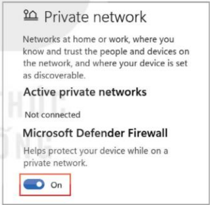 Hình 5.4. Giao diện Private Network