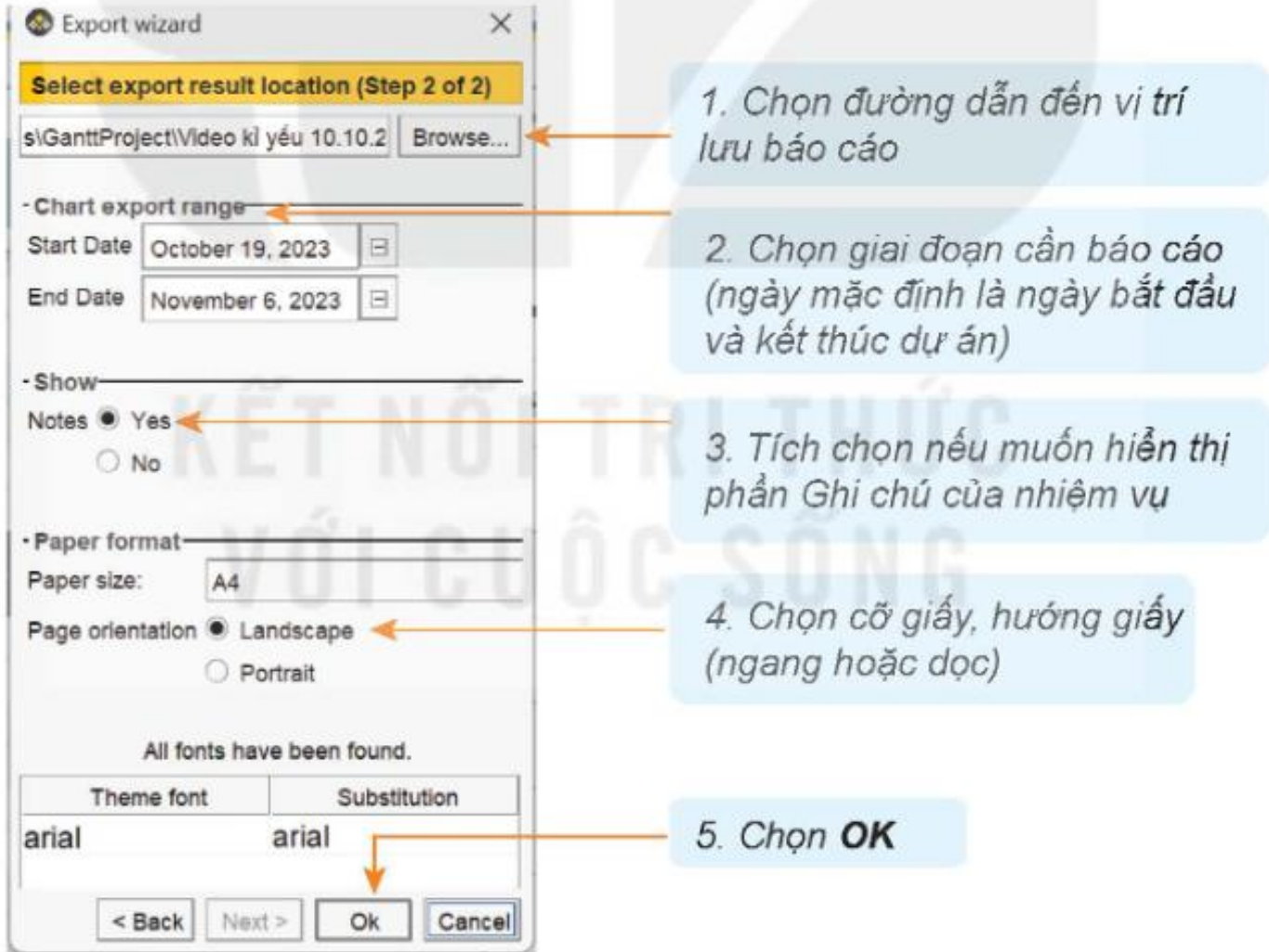 Hình 5.4. Xuất báo cáo tự động