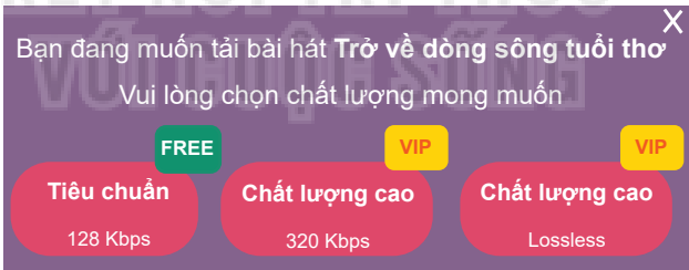 Hình 6.10. Lựa chọn tải nhạc