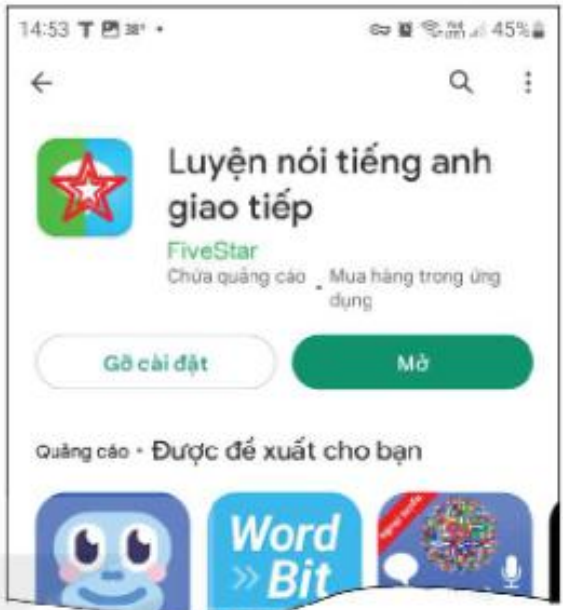 Hình 6.11. Bước 5: Mở ứng dụng