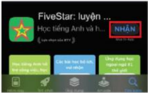 Hình 6.16. Bước 2: Chọn ứng dụng cài đặt
