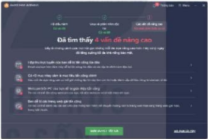Hình 9.19. Kết quả kiểm tra được báo thông