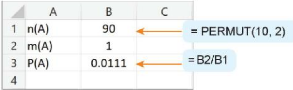 Hình 10.4. Tính xác suất bấm số điện thoại cần gọi đúng