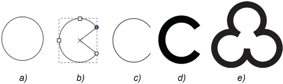 Hình 13.9. Các bước vẽ logo