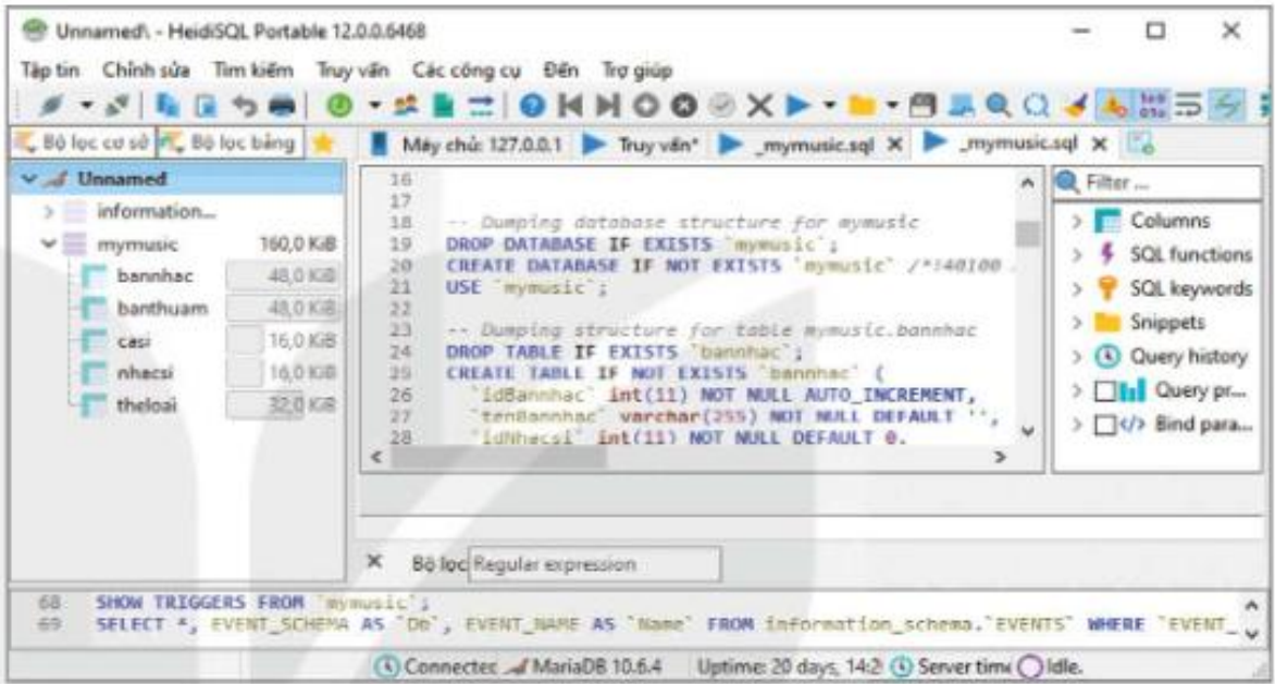 Hình 24.6. Kết quả khôi phục CSDL