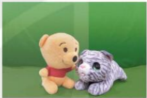 Hình 27.1. Ảnh với nền xanh