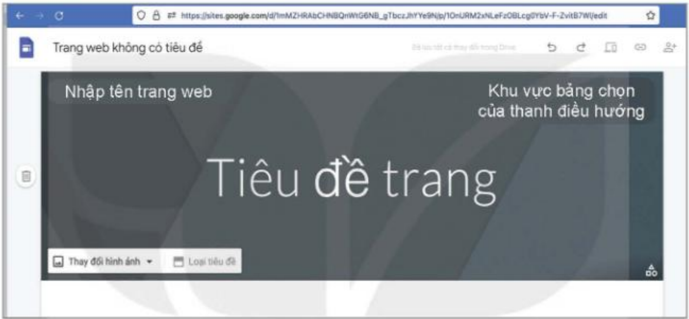 Hình 24.3. Giao diện thiết lập phần đầu trang