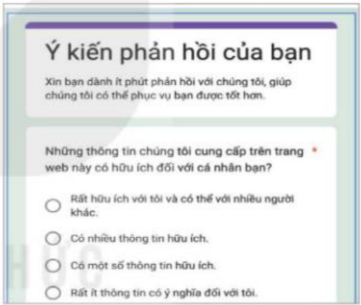 Hình 27.7. Biểu mẫu trong trang web