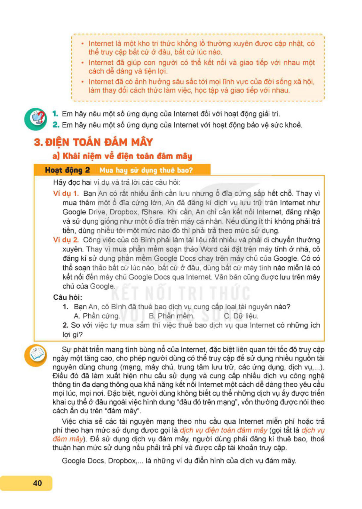 SGK bài 08 – trang 40