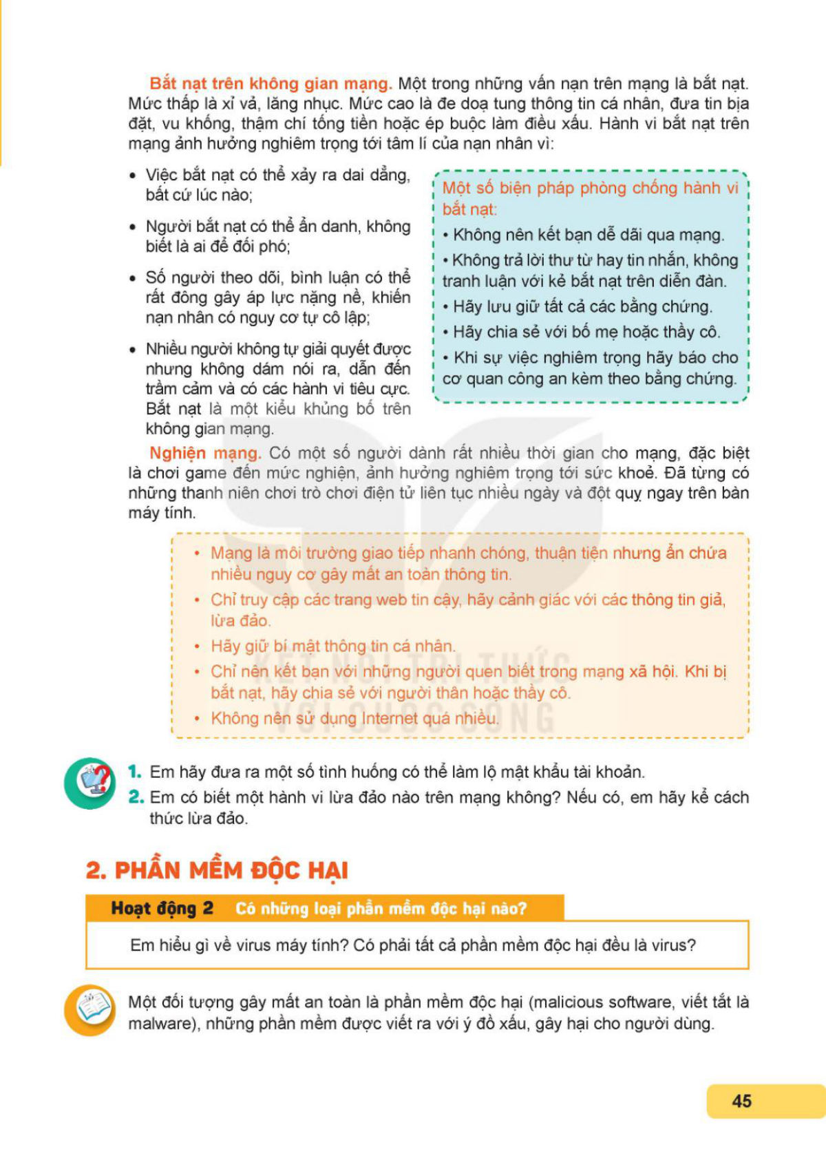 SGK bài 09 – trang 45