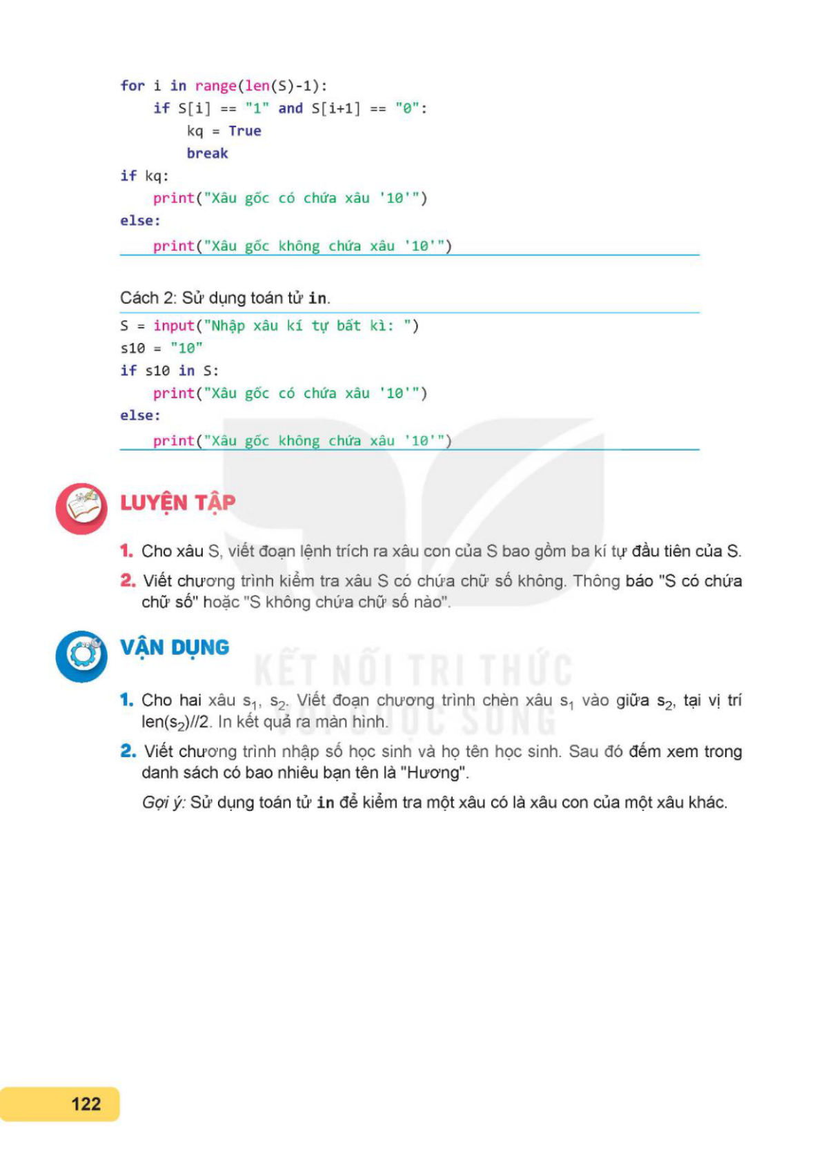 SGK bài 24 – trang 122