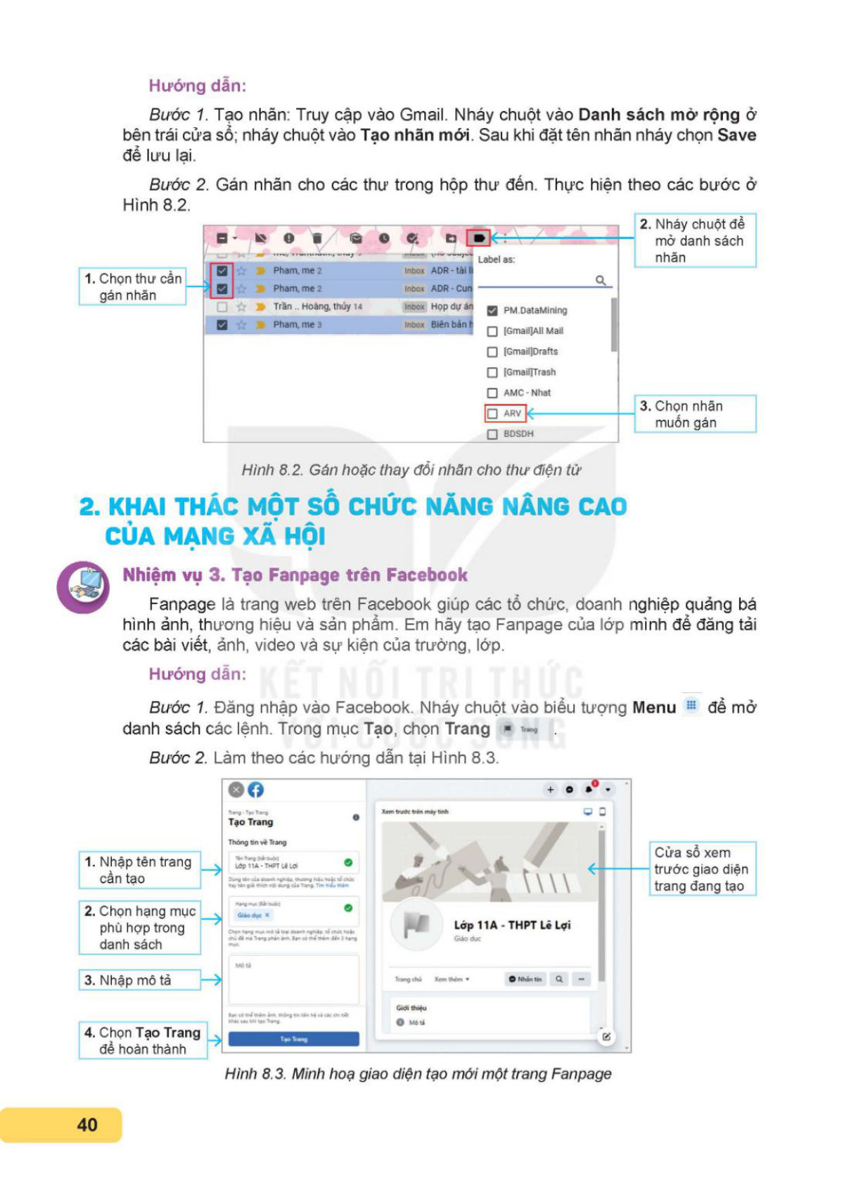 SGK bài 08 – trang 40