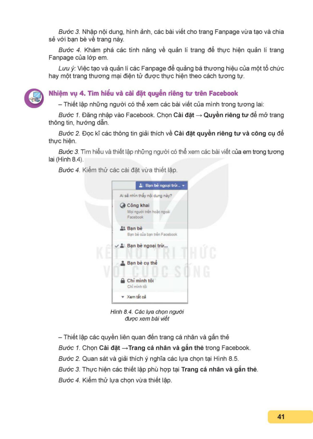 SGK bài 08 – trang 41