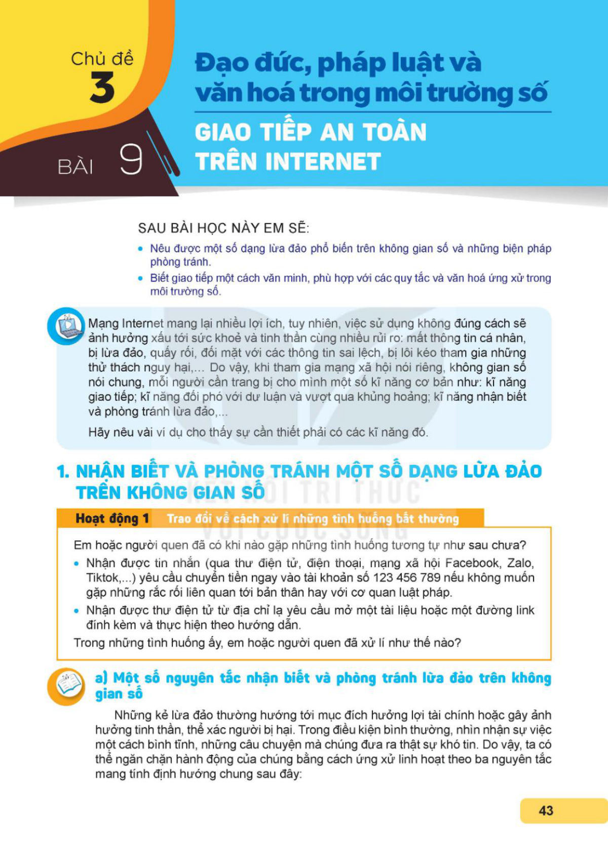 SGK bài 09 – trang 43