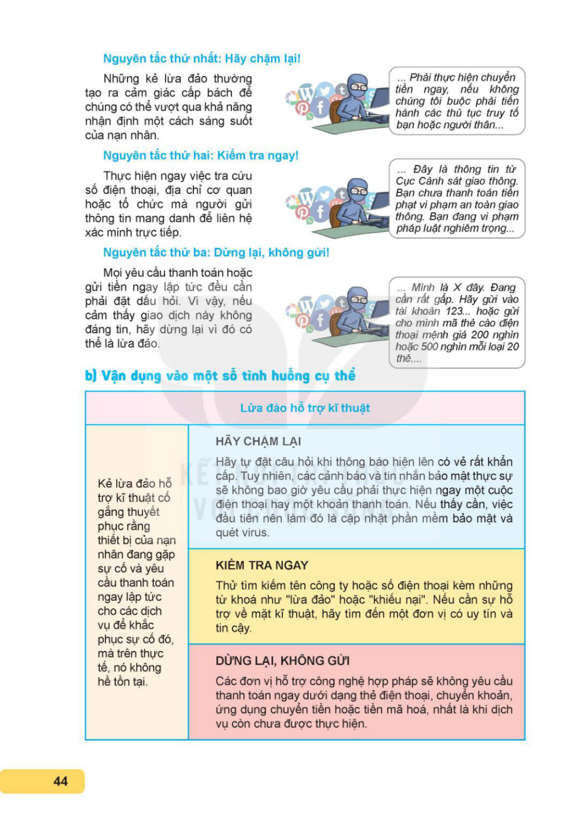 SGK bài 09 – trang 44