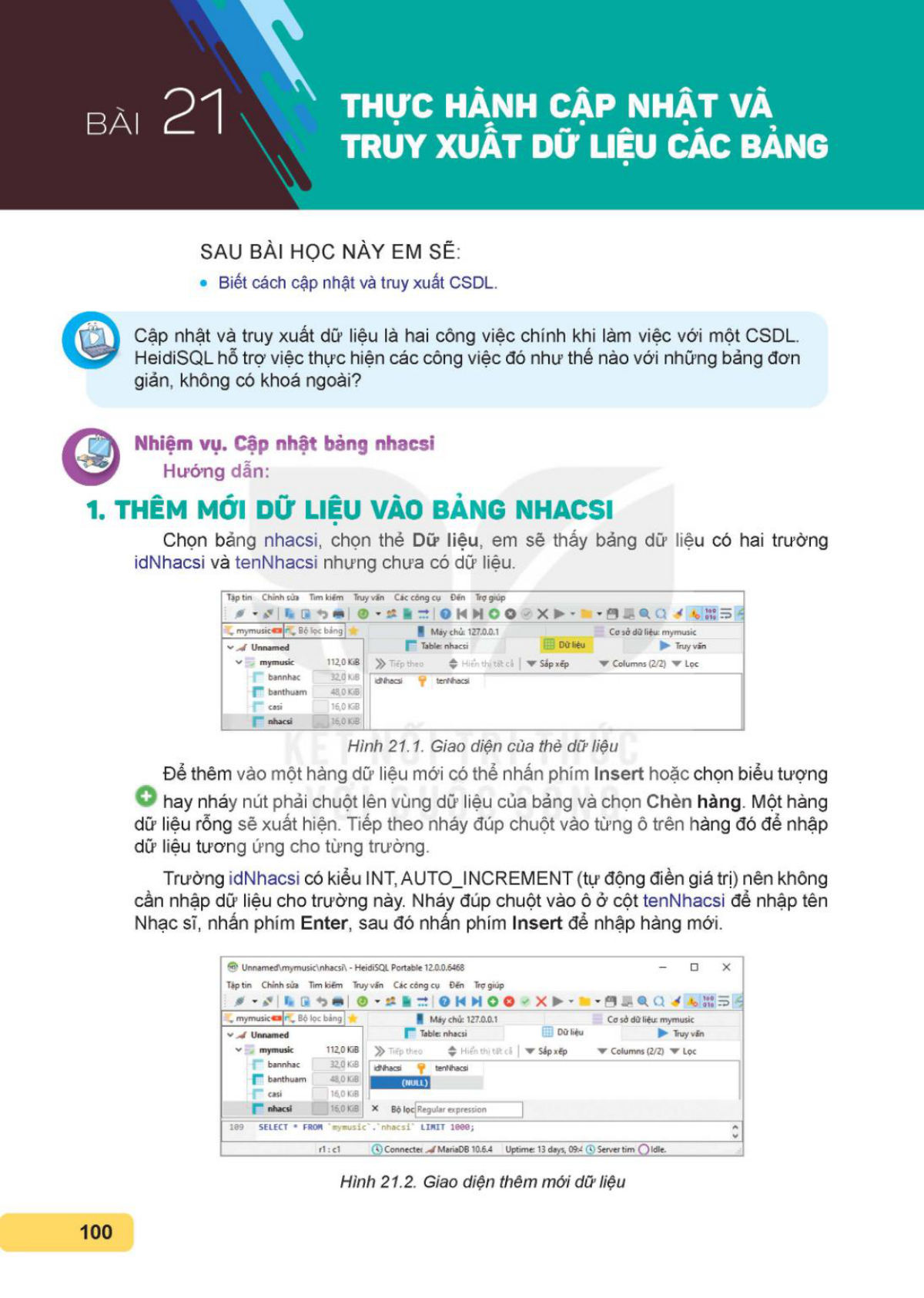 SGK bài 21 – trang 100