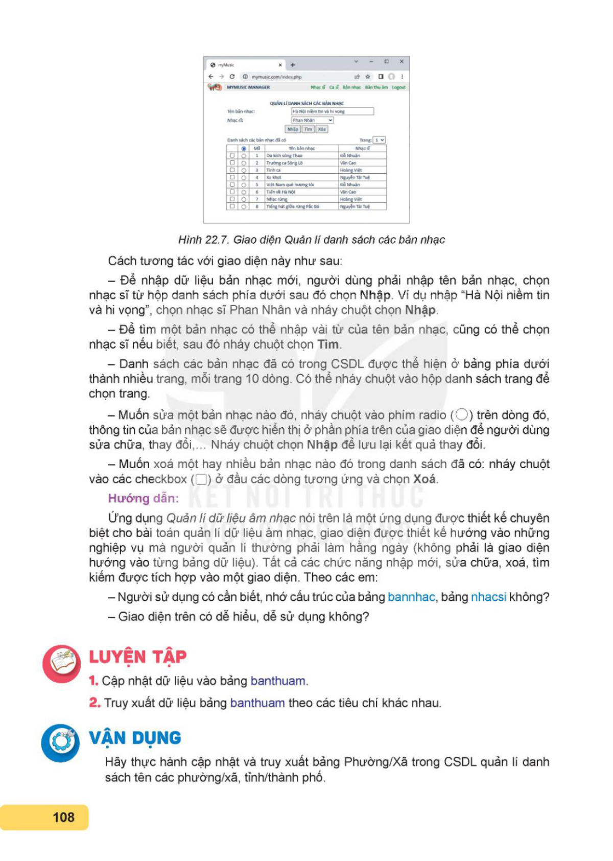 SGK bài 22 – trang 108