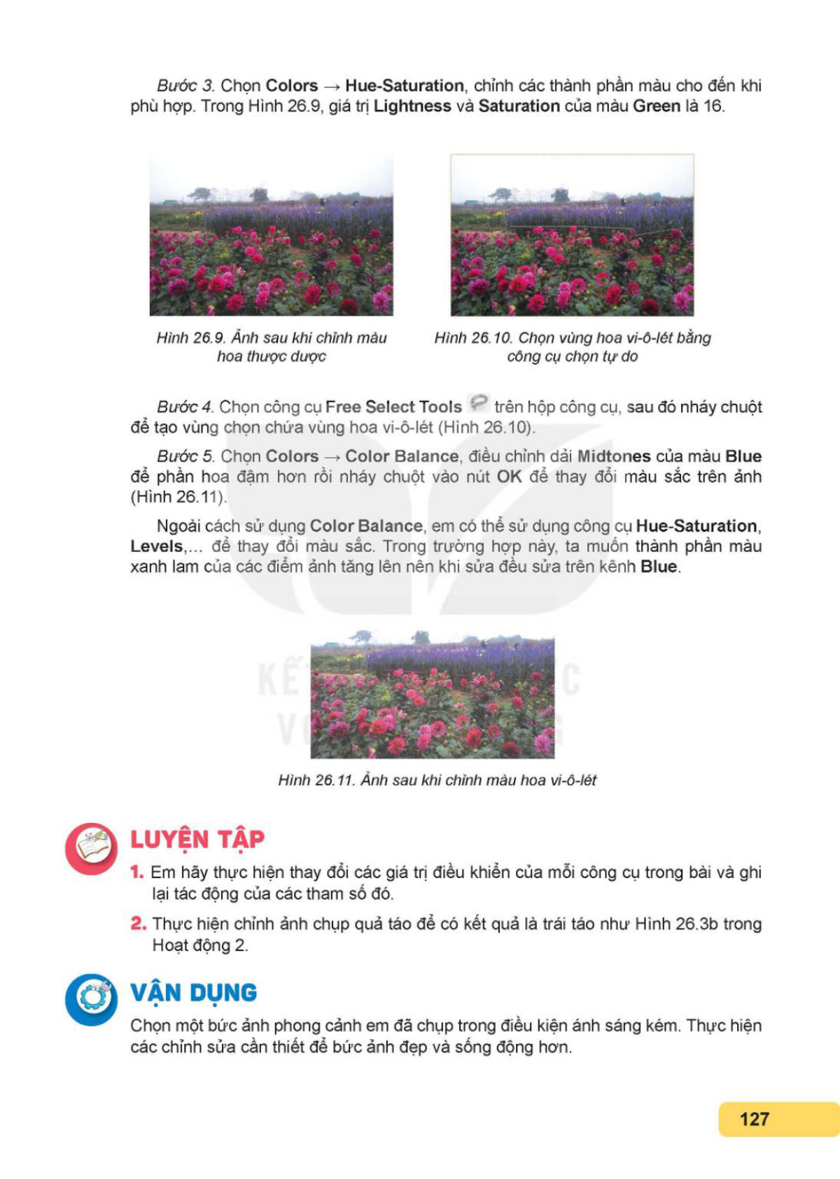 SGK bài 26 – trang 127